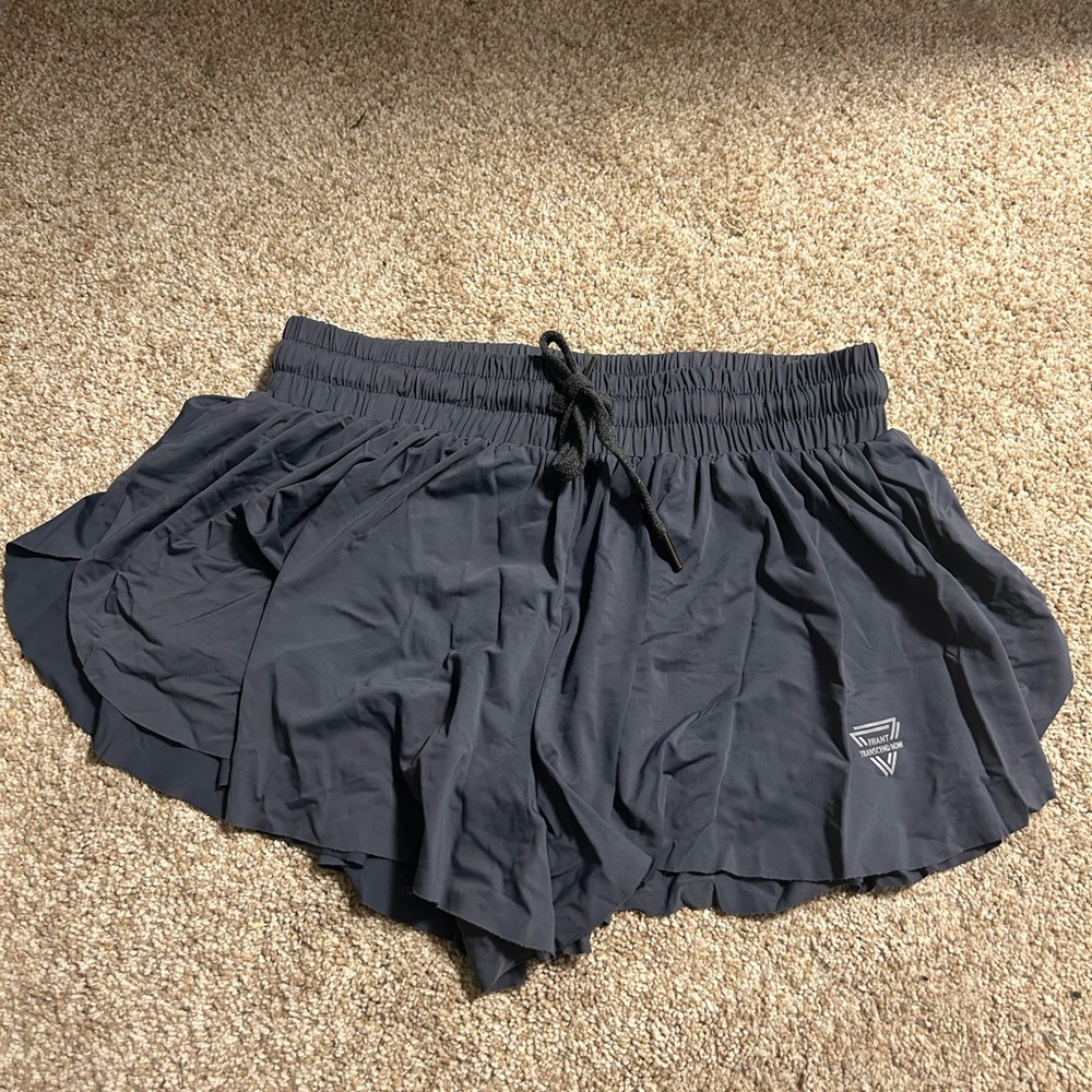 Keiki Kona Gray Flutter Shorts Skort